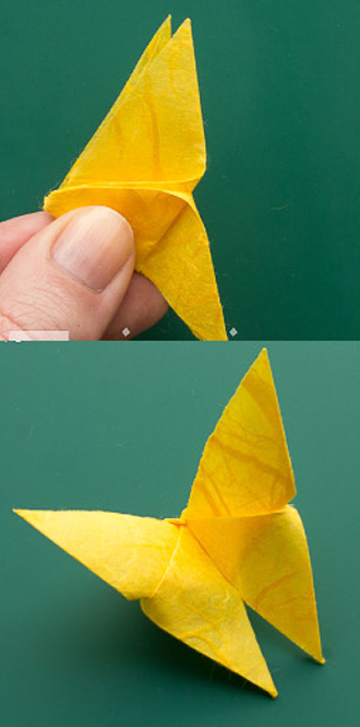 Học gấp chú bướm xinh theo phong cách Origami