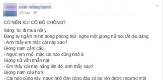 Dân mạng “phát sốt” với câu chuyện “Có nên xúi cổ bỏ chồng?”