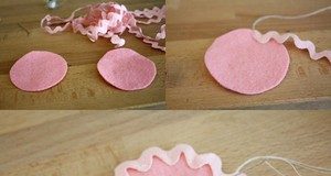 Cách làm kẹp tóc hoa vải cực xinh xắn cho bé yêu