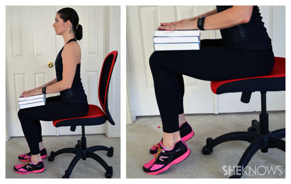 3 bài tập chân thon bạn có thể làm với ghế văn phòng