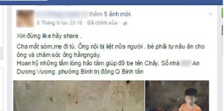 Bé trai 7 tuổi sống cùng ông bị liệt khiến nhiều người xót xa