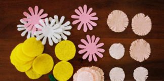 Cách làm lọ hoa vải rực rỡ chỉ với 5 bước