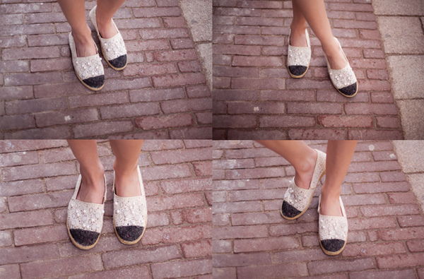 Giày handmade mang phong cách Chanel cực hot diện Tết