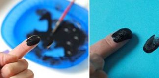 Trang trí sổ tay thành hình con nhện cực độc từ vân tay