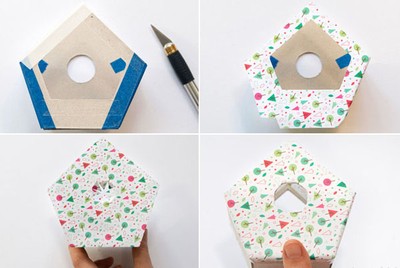 cách làm ngôi nhà bằng giấy độc đáo mà đa năng3