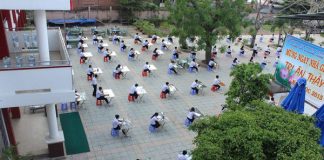 TPHCM: Loạt ảnh thi học kì độc đáo của THPT An Dương Vương gây sốt MXH