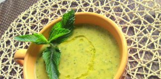 Soup đậu bạc hà - món súp ngon cho ngày Giáng sinh