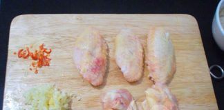 Cánh gà nướng sả - món nướng ngon cơm