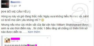 Bị cấm yêu, con lên facebook mắng cha mẹ như hát hay