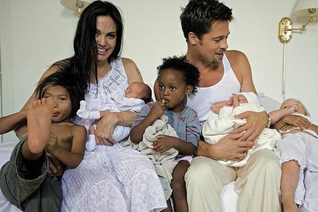 10 quan điểm dạy con của Angielina Jolie và Brad Pitt