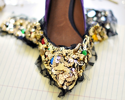 Làm giày kim sa như hàng hiệu Dolce&Gabbana - 12