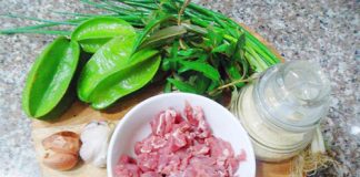 Thịt bò xào khế ngon cơm cuối tuần