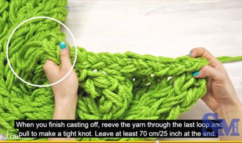Mốt cách đan khăn len bằng tay trong vòng 30 phút6
