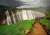 Thác cầu vồng đẹp hút hồn ở Zimbabwe