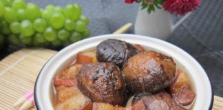 Thịt kho nấm thơm ngon cho ngày mát trời