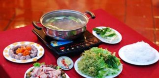 Lẩu sườn sụm om me cho ngày lạnh