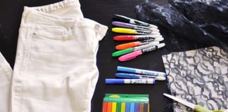 Tự chế quần hoa sành điệu