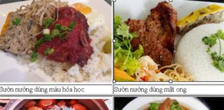 Cách phân biệt món ăn dùng phẩm màu hóa học 1