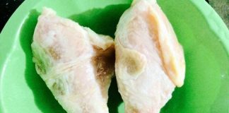 Đùi gà chiên lá mắc mật đặc trưng hương vị núi rừng