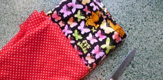 Học cách may túi đựng khăn giấy sử dụng thật tiện lợi