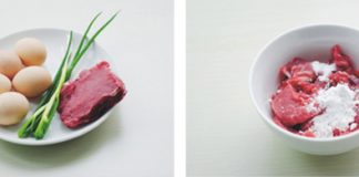 Trứng xào thịt bò siêu ngon