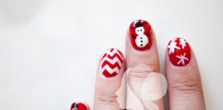 2 mẫu nail 'chơi trội' đêm Noel