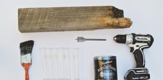 4 bước làm lọ hoa cá tính từ gỗ và ống nghiệm