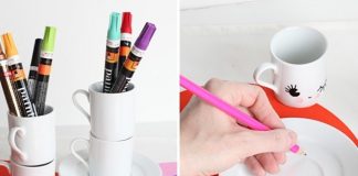 Cách trang trí cốc hình mặt cười độc đáo tặng 'người ấy'