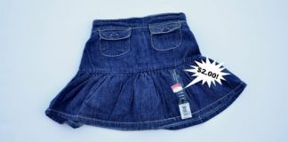 Cách may chân váy bò pha ren cho bé yêu thật yêu