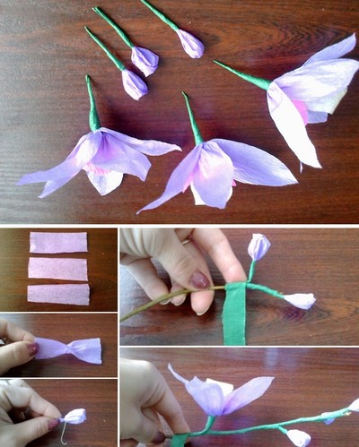 Hướng dẫn làm hoa phong lan giấy đẹp lãng mạn 11