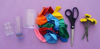 Biến tấu lọ hoa độc đáo từ bóng bay