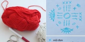 Hướng dẫn móc len hình trái tim nhỏ xinh