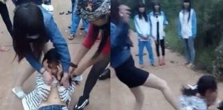 Nữ sinh bị đánh dã man, bạn học vẫn đứng quay clip