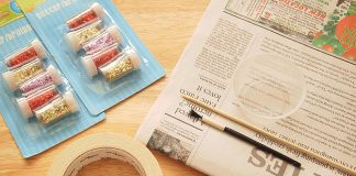 Biến đôi giày cao gót cũ thành giày ánh kim cực nổi bật