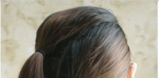 Tóc búi hình bông hoa điệu đà cho nàng thêm nữ tính