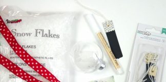 Cách trang trí trái châu có ảnh gia đình cho Giáng sinh