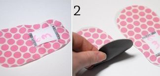 Mẹ khéo tay tự may giày vải xinh yêu cho bé