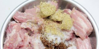 Thơm lừng món sườn nướng sả ớt ngày mưa gió