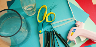 Làm bình hoa giấy handmade lung linh sắc màu - 1