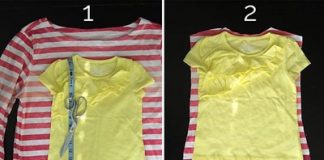 May váy liền cực sành điệu cho bé từ áo phông cũ của mẹ