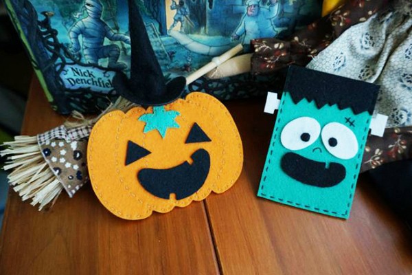 2 cách làm đế lót ly vui nhộn mùa Halloween