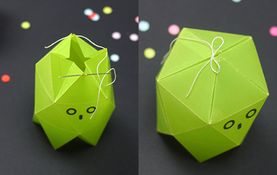 Cách gấp giấy origami hình hộp sáp đựng kẹo đáng yêu