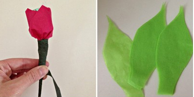 Cách làm bình hoa từ giấy lụa trang trí tiệc thêm xinh