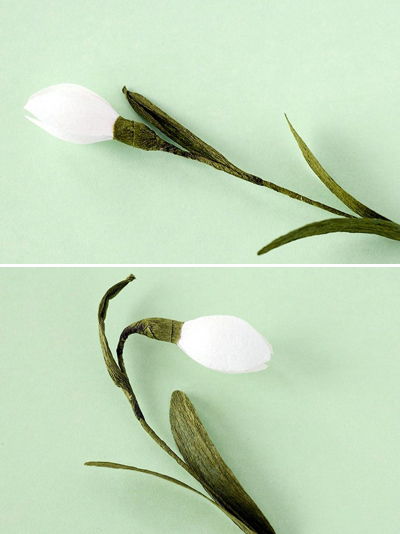 Trổ tài làm hoa giọt tuyết từ giấy giống y như hoa thật - 7
