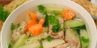 Cách nấu canh sườn su hào ngọt ngào ngon cơm