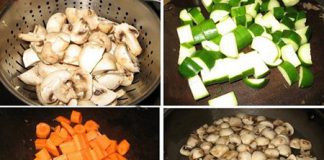 Làm sao để nấu bí ngòi xào nấm trắng?