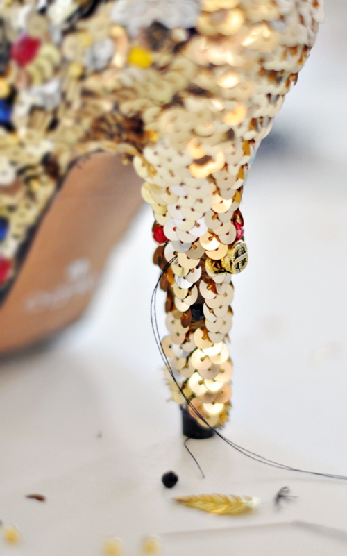 Làm giày kim sa như hàng hiệu Dolce&Gabbana - 19