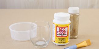 Tự làm cốc đựng nến đẹp mê ly