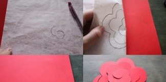 Làm hoa hồng giấy tặng mẹ yêu 20/10