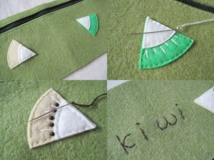 Cách làm hộp đựng khăn giấy quả kiwi xinh xắn